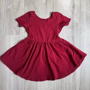 June & January Cranberry Swing Dress